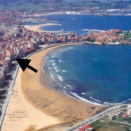 Atico Marques Playa Centro - Garaje Opcional * Gijon