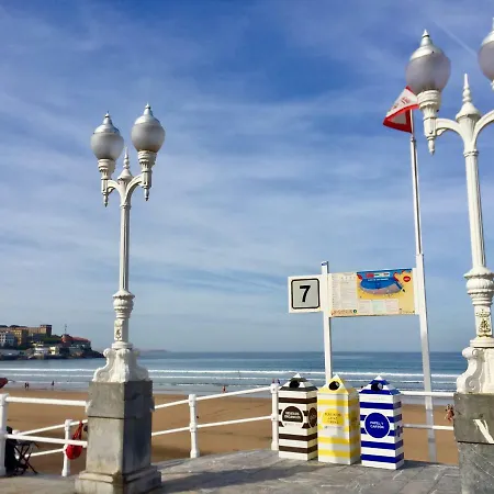 Atico Marques Playa Centro - Garaje Opcional Gijon