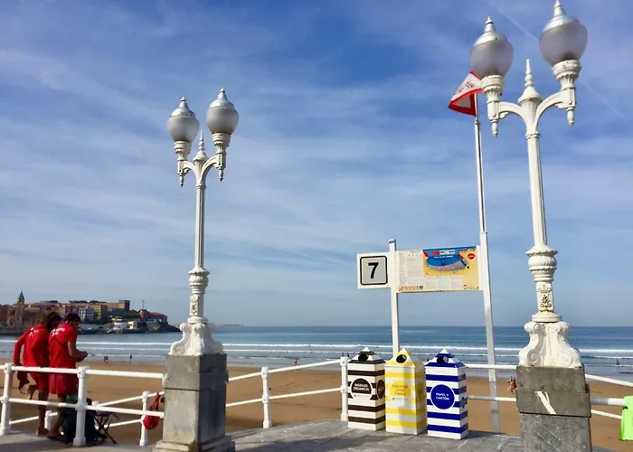 Atico Marques Playa Centro - Garaje Opcional Gijón